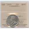 Image 1 : 1929 Twenty-Five Cents