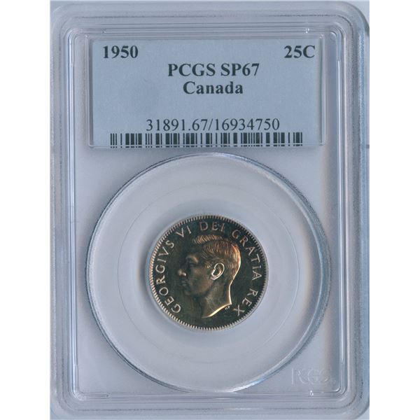 1950 Twenty-Five Cents - Specimen