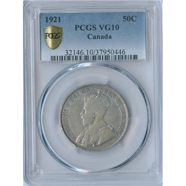 1921 Fifty Cents - King of Canadian Coins