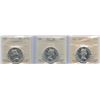 Image 1 : Elizabeth II Fifty Cents - ICCS Group of 3