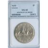 Image 1 : 1955 Silver Dollar - Arnprior, Die Break