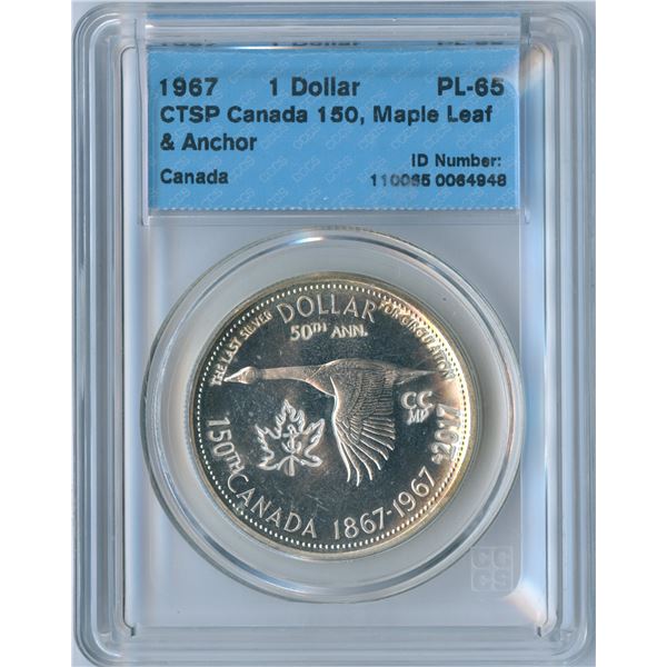1967 Silver Dollar with Counterstrikes