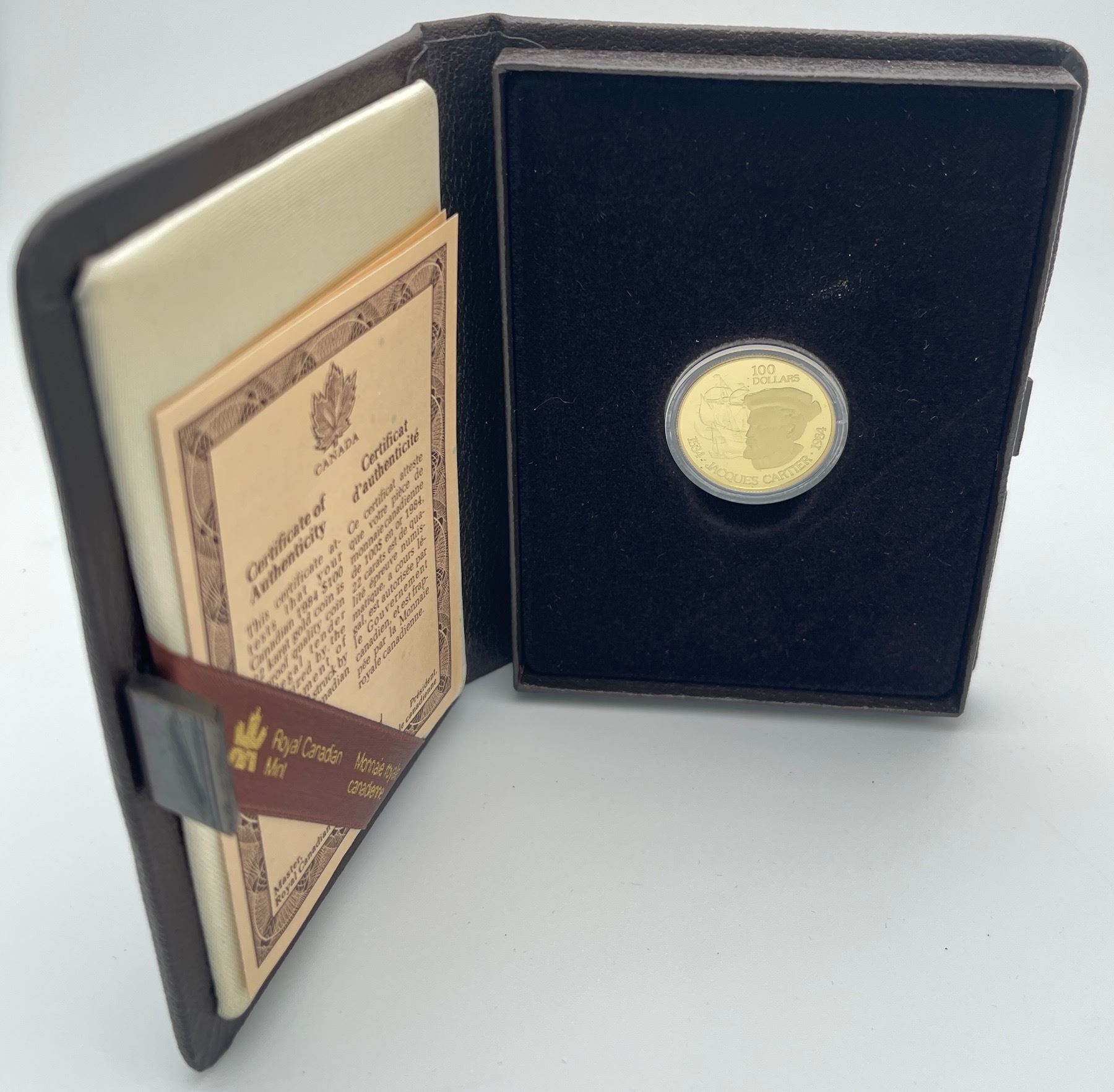 1984 Jacques Cartier $100 Gold