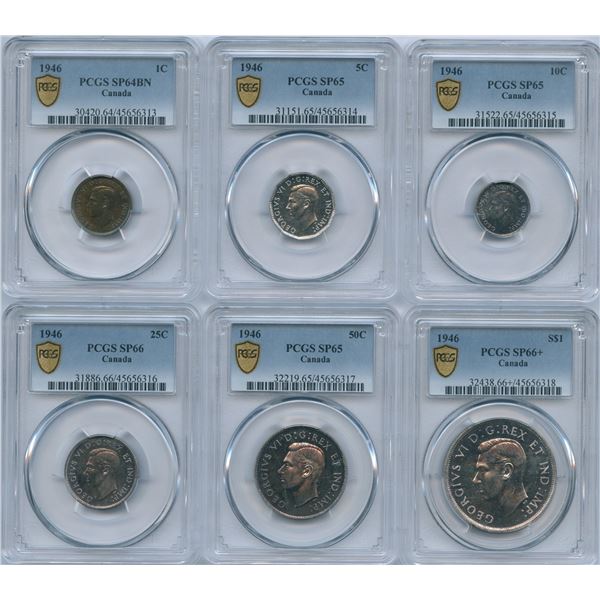 1946 Specimen Set - All PCGS Graded