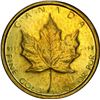 Image 2 : Elizabeth II Brass Specimen Uniface Maple Leaf Die Trial