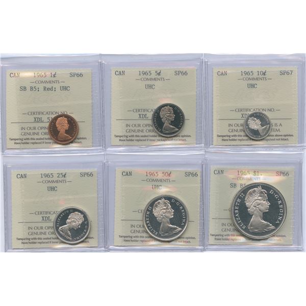 1965 Canada ICCS Graded Specimen Set