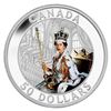 Image 2 : 2013 $50 Queen's Coronation Coloured 5oz. Fine Silver (No Tax)