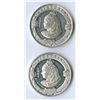 Image 2 : Lr. 1875n ó Queen Victoria Diamond Jubilee. 1897. White Metal Pair in Case