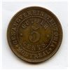 Image 2 : Br 601. Teutonia Club. Kaiser Wilhelm. 5c.