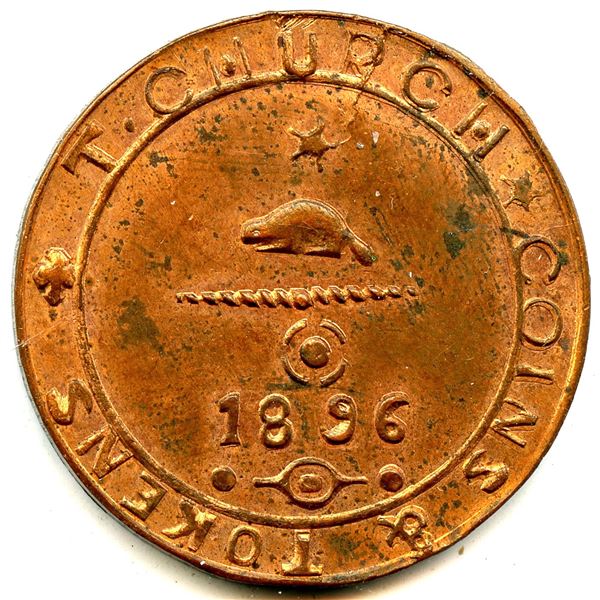 Lot of Two Thomas Church Tokens.