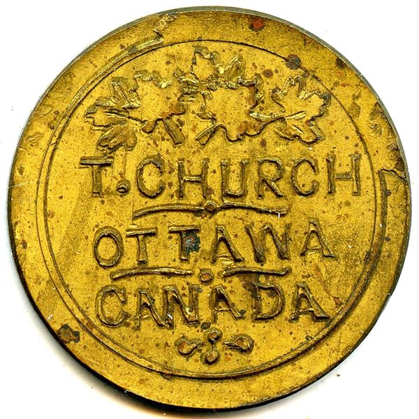 Lot of Two Thomas Church Tokens.