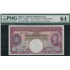 Image 1 : Malaya Board of Commissioners of Currency $10, 1940
