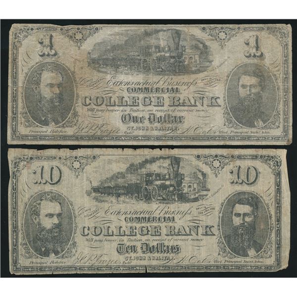 College Currency - Lot of 2