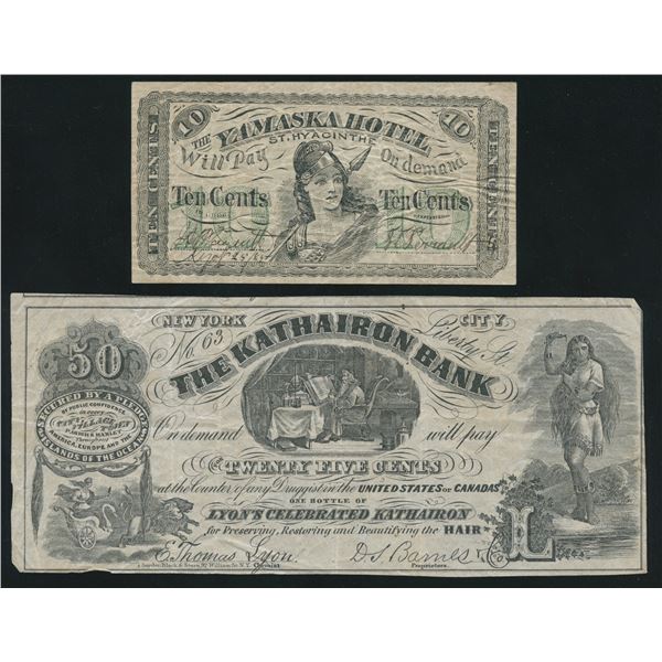 Canadian Scrip - Lot of 2
