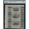 Image 1 : Champlain & St. Lawrence Rail Road, 1837 Uncut Remainder Sheet