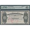 Image 1 : Newfoundland Government Cash Note $1, (1901-1909) Front Proof