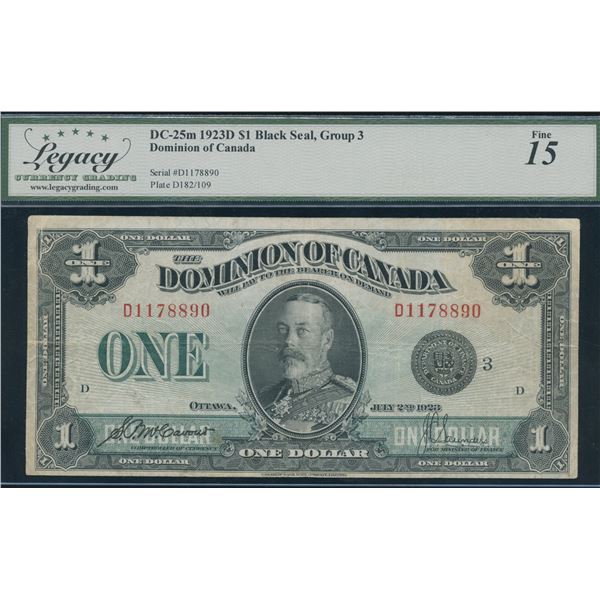 Dominion of Canada $1, 1923