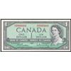 Image 1 : Bank of Canada $1, 1954 - Million Numbered Note