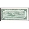 Image 2 : Bank of Canada $1, 1954 - Million Numbered Note