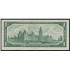 Image 2 : Bank of Canada $1, 1967 - Pre-Print Crease