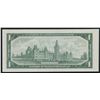 Image 2 : Bank of Canada $1, 1967 - Cut out of Register