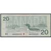 Image 2 : Bank of Canada $20, 1991 - Misplaced OSD
