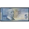 Image 2 : Bank of Canada $5, 2002 - Ink Smear