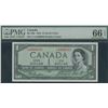 Image 1 : Bank of Canada $1, 1954 - Devil's Face