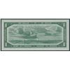 Image 2 : Bank of Canada $1, 1954 - Devil's Face
