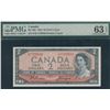 Image 1 : Bank of Canada $2, 1954 - Devil's Face