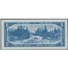 Image 2 : Bank of Canada $5, 1954 - Devil's Face Replacement