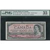 Image 1 : Bank of Canada $1000, 1954 - Devil's Face