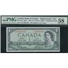 Image 1 : Bank of Canada $1, 1954 - Replacement