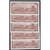 Image 2 : Bank of Canada $2, 1954 - Lot of 5