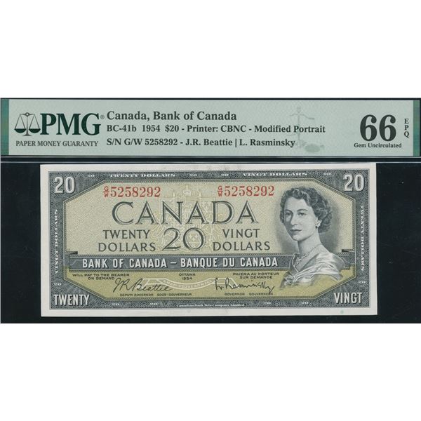 Bank of Canada $20, 1954