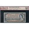 Image 1 : Bank of Canada $100, 1954