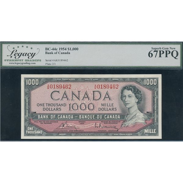 Bank of Canada $1000, 1954