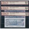 Image 2 : Bank of Canada $5, 1979 - Lot of 3 Consecutive