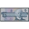 Image 2 : Bank of Canada $5, 1986 - Replacement