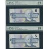 Image 3 : Bank of Canada $5, 1986 - Lot of 3 Consecutive