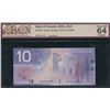 Image 1 : Bank of Canada $10, 2001