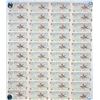 Image 2 : 1986 Bank of Canada $2 uncut sheet EGU Prefix