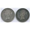 Image 2 : 1870 & 1874 Newfoundland Fifty Cents