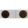 Image 2 : 1896 & 1899 One Cent - ICCS Graded Lot of 2