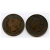 Image 2 : 1859 & 1896 Large Cents