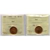 Image 1 : 1938, 1939 & 1940 One Cents