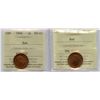 Image 1 : 1946 & 1947 One Cents