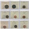 Image 1 : Canada Cents - ICCS Graded Lot of 9