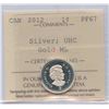 Image 1 : 2012 Gold Plated Silver Proof One Cent