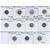 Image 1 : 1858 - 1917 Five Cents - Lot of 11